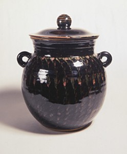 Ceramic Lidded Storage 'Jar' - Acquired 1992 by David Lloyd Jones 1928-1994