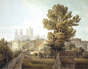 The Minster of York from the City Walls - Acquired 1987 by John White Abbott 1753-1861